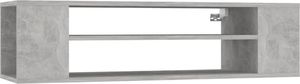 vidaXL Wisząca szafka TV, szarość betonu, 100x30x26,5 cm, płyta 2