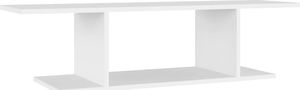 vidaXL Wisząca szafka telewizyjna, biała, 103x30x26,5 cm, płyta 2
