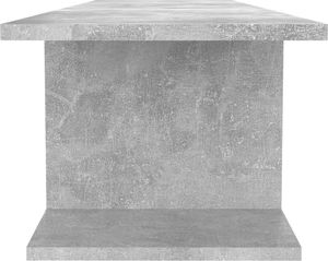vidaXL Wisząca szafka telewizyjna, szarość betonu, 103x30x26,5 cm 5