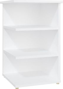 vidaXL Szafka boczna, biała, 35x35x55 cm, płyta wiórowa 2