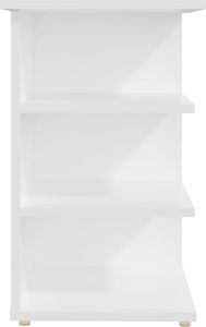 vidaXL Szafka boczna, biała, 35x35x55 cm, płyta wiórowa 5
