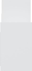 vidaXL Szafka boczna, biała, 60x26x60 cm, płyta wiórowa 6