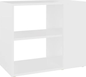 vidaXL Szafka boczna, biała, 60x30x50 cm, płyta wiórowa 2