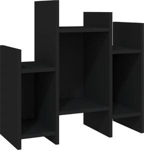 vidaXL Szafka boczna, czarna, 60x26x60 cm, płyta wiórowa 2