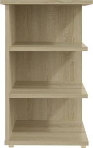 vidaXL Szafka boczna, dąb sonoma, 35x35x55 cm, płyta wiórowa 5