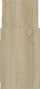 vidaXL Szafka boczna, dąb sonoma, 60x26x60 cm, płyta wiórowa 6