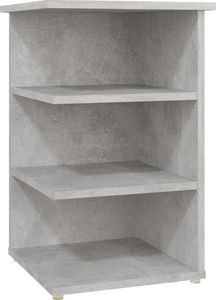 vidaXL Szafka boczna, szarość betonu, 35x35x55 cm, płyta wiórowa 2