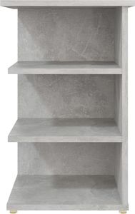 vidaXL Szafka boczna, szarość betonu, 35x35x55 cm, płyta wiórowa 4