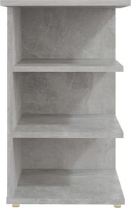 vidaXL Szafka boczna, szarość betonu, 35x35x55 cm, płyta wiórowa 5