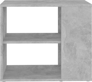 vidaXL Szafka boczna, szarość betonu, 60x30x50 cm, płyta wiórowa 4