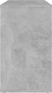 vidaXL Szafka boczna, szarość betonu, 60x30x50 cm, płyta wiórowa 5