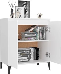 vidaXL Szafka, biała, 60x35x70 cm, płyta wiórowa 3