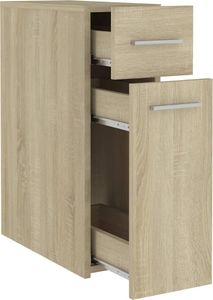 vidaXL Szafka apteczna, dąb sonoma, 20x45,5x60 cm, płyta wiórowa 5