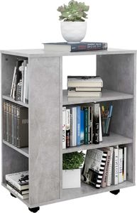 vidaXL Szafka na kółkach, szarość betonu, 60x35x75 cm, płyta wiórowa 5