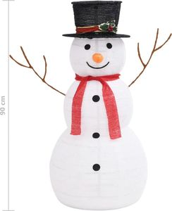 Dekoracja świąteczna vidaXL bałwan 8