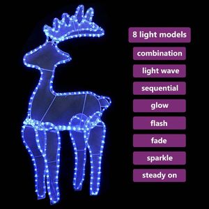 Dekoracja świąteczna vidaXL renifer 4