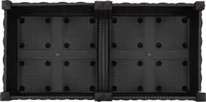 vidaXL Donica do podniesionej rabaty, 80x40x23 cm, polipropylen 7