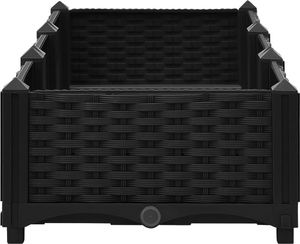 vidaXL Donica do podniesionej rabaty, 120x40x23 cm, polipropylen 6