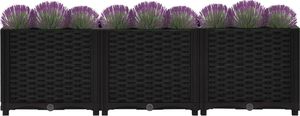 vidaXL Donica do podniesionej rabaty, 120x40x38 cm, polipropylen 3