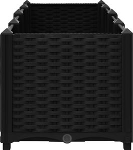 vidaXL Donica do podniesionej rabaty, 160x40x38 cm, polipropylen 7