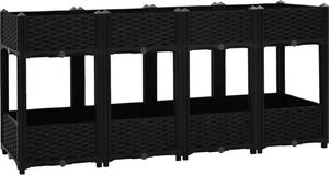 vidaXL Donica do podniesionej rabaty, 160x40x71 cm, polipropylen 2