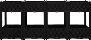 vidaXL Donica do podniesionej rabaty, 160x40x71 cm, polipropylen 3