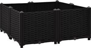 vidaXL Donica do podniesionej rabaty, 80x80x38 cm, polipropylen 2