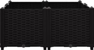 vidaXL Donica do podniesionej rabaty, 80x80x38 cm, polipropylen 3