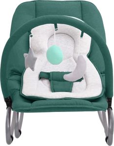 vidaXL Bujaczek niemowlęcy, zielony, stalowy 3