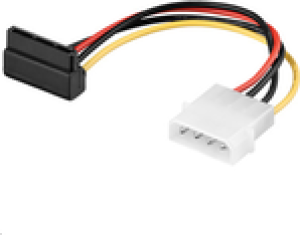 MicroConnect Adapter Molex 4pin - Sata 15pin, 0.13m (PI01081A) 1