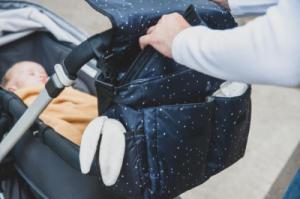 My Bag My bag's torba do wózka flap bag confetti black 11