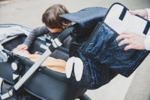 My Bag My bag's torba do wózka flap bag confetti black 13