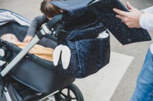 My Bag My bag's torba do wózka flap bag confetti black 14