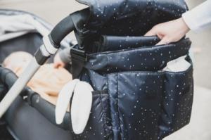 My Bag My bag's torba do wózka flap bag confetti black 16