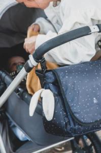 My Bag My bag's torba do wózka flap bag confetti black 5