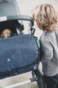 My Bag My bag's torba do wózka flap bag confetti black 7