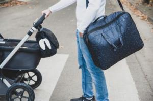 My Bag My bag's torba do wózka flap bag confetti black 8