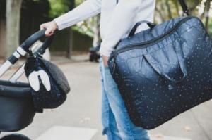 My Bag My bag's torba do wózka flap bag confetti black 9