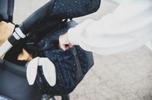 My Bag My bag's torba do wózka flap bag confetti black 10