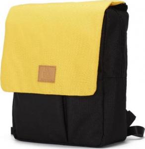 My Bag My bag's plecak reflap eco black/ochre 1