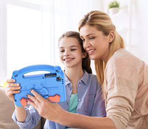 Etui na tablet Dux Ducis Dux Ducis Panda bezpieczne dla dzieci dziecięce miękkie etui do Samsung Galaxy Tab A7 Lite niebieski 10