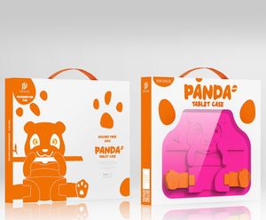 Etui na tablet Dux Ducis Dux Ducis Panda bezpieczne dla dzieci dziecięce miękkie etui do Samsung Galaxy Tab A7 Lite różowy 5