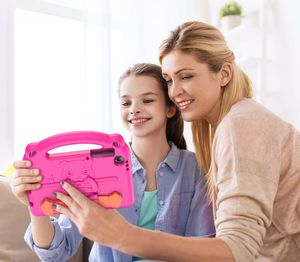 Etui na tablet Dux Ducis Dux Ducis Panda bezpieczne dla dzieci dziecięce miękkie etui do Samsung Galaxy Tab A7 Lite różowy 10