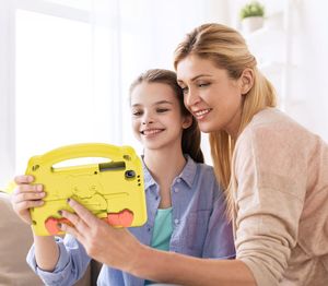 Etui na tablet Dux Ducis Dux Ducis Panda bezpieczne dla dzieci dziecięce miękkie etui do Samsung Galaxy Tab A7 Lite żółty 10