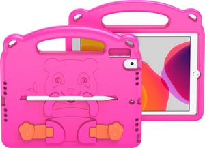 Etui na tablet Dux Ducis Dux Ducis Panda bezpieczne dla dzieci dziecięce miękkie etui do iPad 10.2'' 2021 / iPad 10.2'' 2020 / iPad 10.2'' 2019 z miejscem na rysik różowy 1