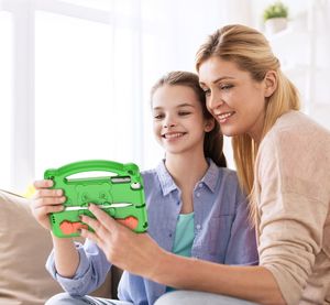 Etui na tablet Dux Ducis Dux Ducis Panda bezpieczne dla dzieci dziecięce miękkie etui do iPad mini 5 / 4 / 3 / 2 / 1 z miejscem na rysik zielony 11