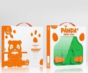 Etui na tablet Dux Ducis Dux Ducis Panda bezpieczne dla dzieci dziecięce miękkie etui do iPad mini 5 / 4 / 3 / 2 / 1 z miejscem na rysik zielony 5