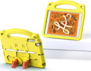 Etui na tablet Dux Ducis Dux Ducis Panda bezpieczne dla dzieci dziecięce miękkie etui do iPad mini 5 / 4 / 3 / 2 / 1 z miejscem na rysik żółty 2