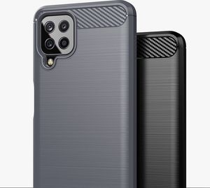 Hurtel Carbon Case elastyczne etui pokrowiec Samsung Galaxy A22 4G niebieski 7