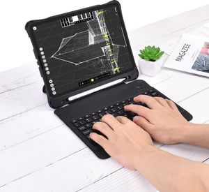 Hurtel Choetech Keyboard Case etui pokrowiec do iPad Pro 11'' 2020 / 2018 bezprzewodowa klawiatura Bluetooth czarny (BH-011) 8